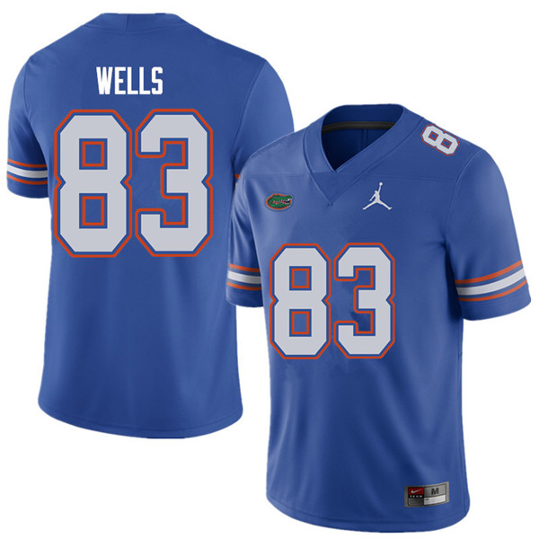 Jordan Brand Men #83 Rick Wells Florida Gators College Football Jerseys Sale-Royal